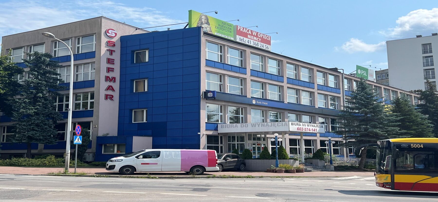 Budynek STEFMAR przy ul. Wesołej 47/49 w Kielcach